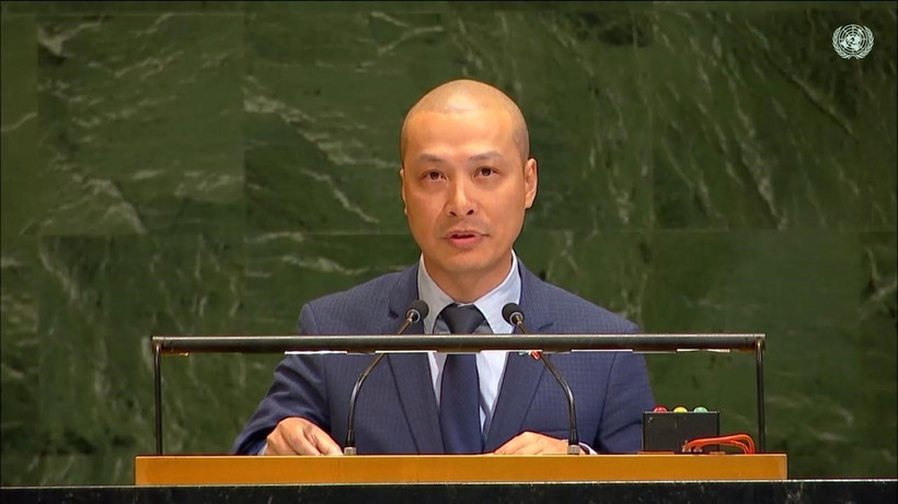 Le ministre conseiller Nguyen Hoang Nguyen, représentant permanent adjoint du Vietnam auprès des Nations Unies. Photo: VNA