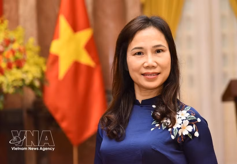 L’ambassadrice du Vietnam au Sri Lanka, également accréditée aux Maldives, Trinh Thi Tam. Photo: VNA