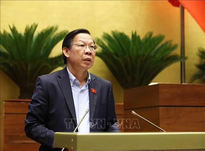 Phan Van Mai, président de la Commission économique et financière de l'Assemblée nationale à la 9e session de la 15e Assemblée nationale. Photo: VNA