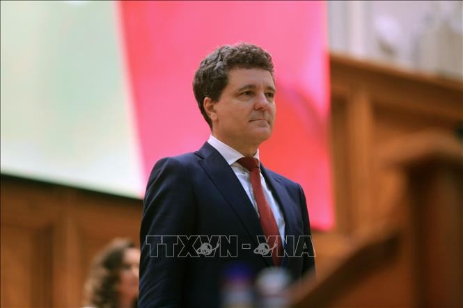  Le nouveau président de la Roumanie, Nicusor Dan. Photo: VNA
