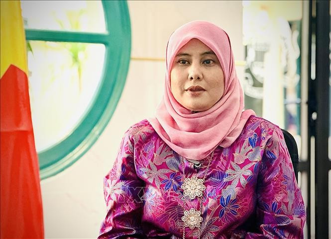 La vice-ambassadrice de Malaisie au Vietnam, Cik Aida Safura Niza Othman. Photo: VNA