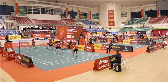 Le tournoi international « LI-NING Vietnam International Series 2025 » attire près de 300 athlètes venus de 19 pays et territoires. Photo: VNA