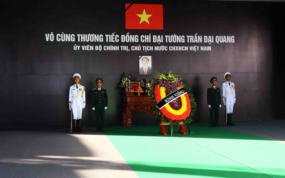 ...et dans la commune de Quang Thien, district de Kim Son, province de Ninh Binh, province natale du président Trân Dai Quang.