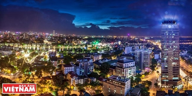La zone du lac Hoan Kiem (lac de l'Epée restituée).