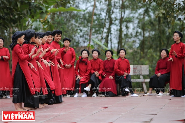 Le club de Hat xoan No 5, au quartier de Van Phu, ville de Viêt Tri.