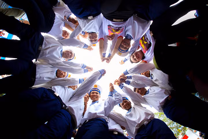 La force de la jeunesse. Photo: Hoàng Hùng
