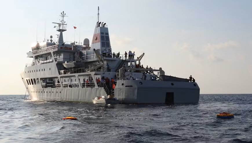 Le navire Truong Sa 571. Photo: VNA