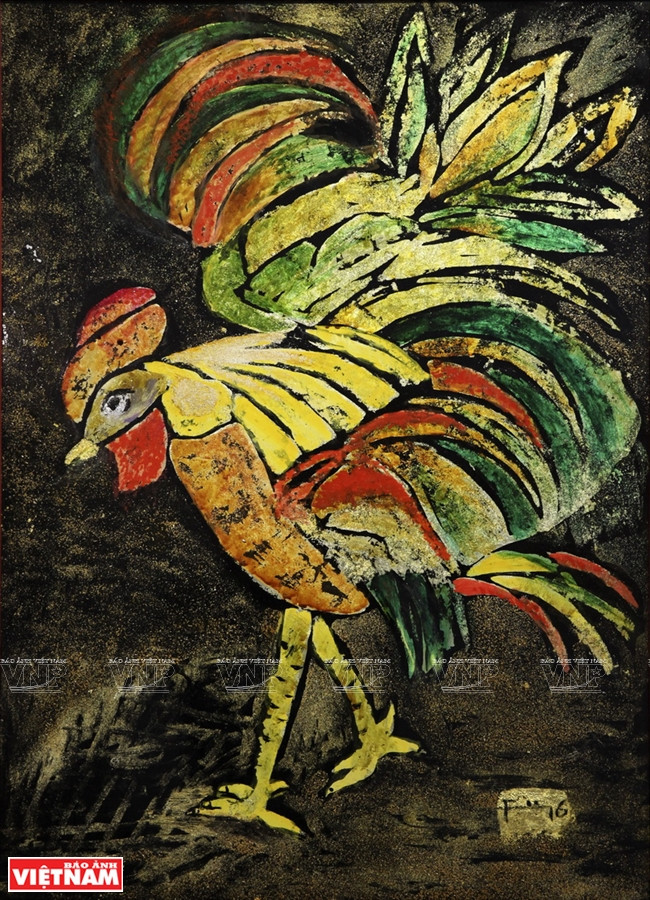 Le laque intitulée "Paddy….paddy".