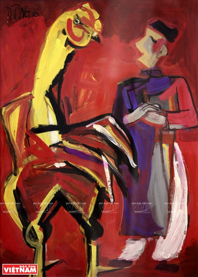 Les tableaux ont également reflété les us et coutumes d'autrefois.