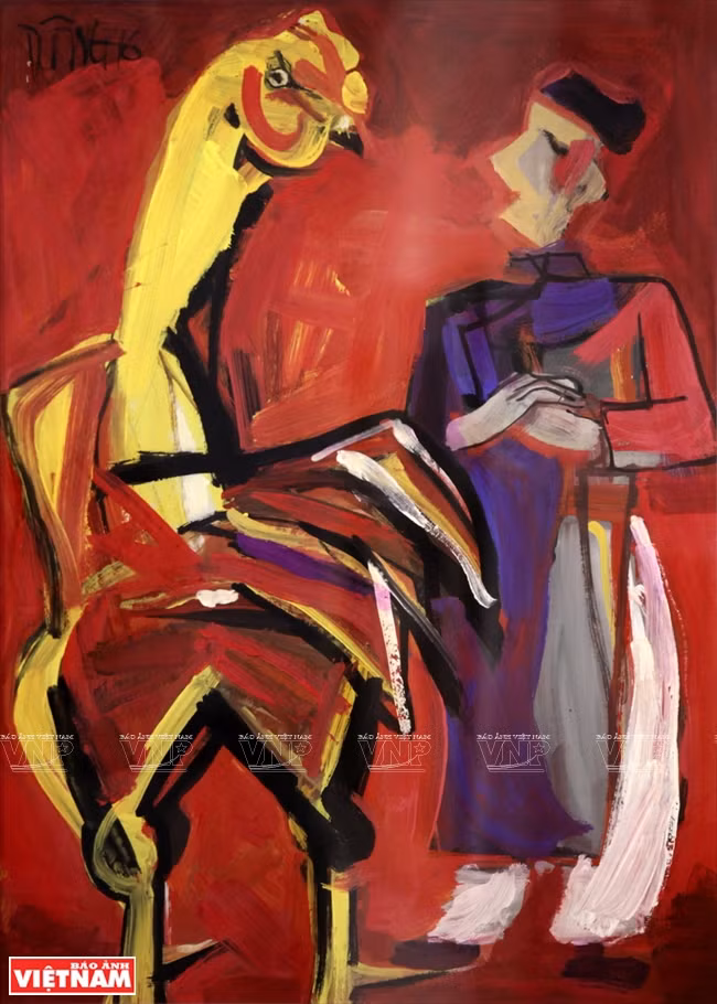 Les tableaux ont également reflété les us et coutumes d'autrefois.