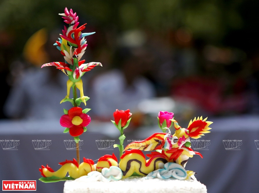 Des produits du village de Xuân La.