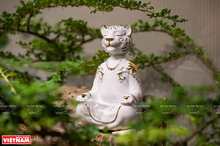 Un tigre "An Lac" (Paix).