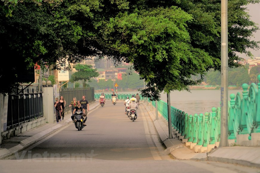 Un coin du lac de l'Ouest. Photo : Minh Hieu/Vietnam+