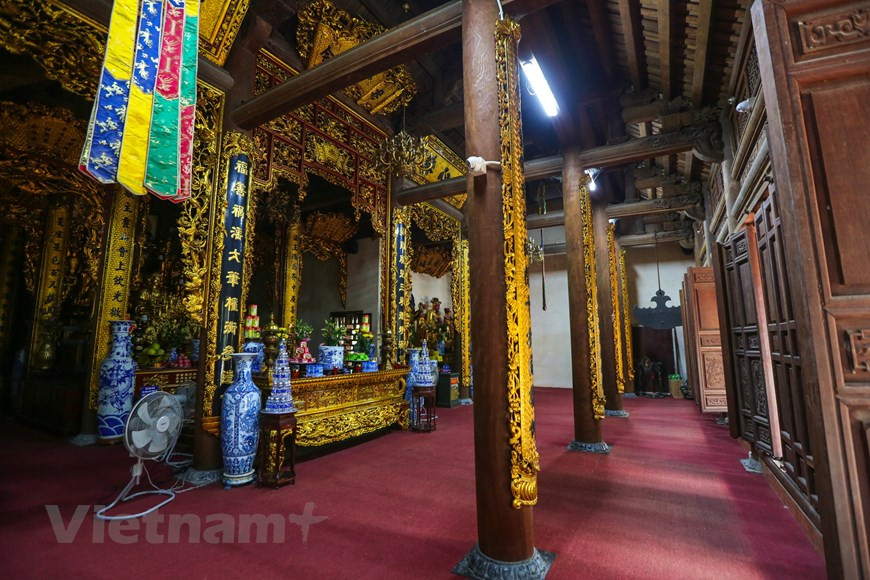 A l'intérieur de la pagode. Photo : Minh Son/ Vietnam+