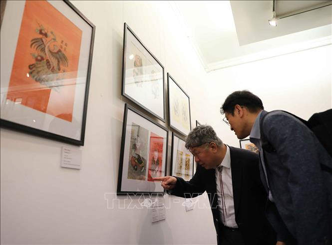 En 2012, les estampes populaires Dông Hô ont été inscrites par l’État sur la Liste du patrimoine culturel immatériel national nécessitant une sauvegarde urgente du pays. Photo: VNA