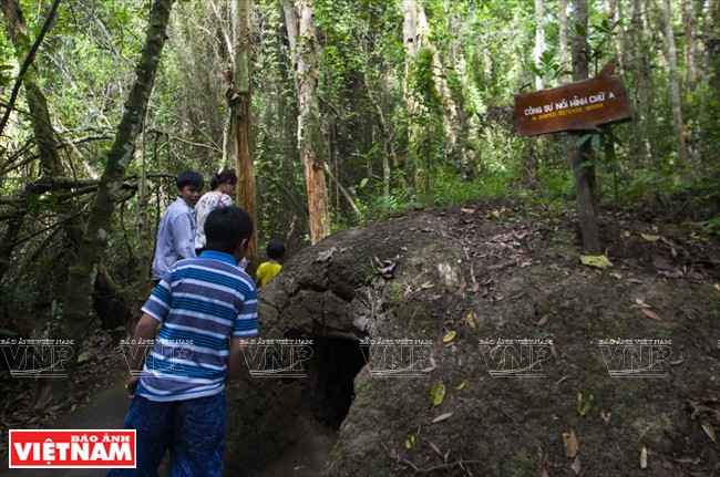 Une ancienne casemate. 
