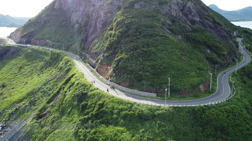 La route côtière traverse la forêt interdite de Côn Dao, qui a été reconnue en tant que Parc national en 1993 du fait de ses riches écosystèmes. La faune et la flore terrestres comprennent en effet plus de 135 espèces d’oiseaux, de mammifères, d’amphibiens et de reptiles ainsi que 882 plantes vasculaires. Dans la partie maritime de Côn Dao, la réserve naturelle renferme de splendides récifs coralliens. Ce lieu unique au Vietnam permet de préserver certaines espèces menacées comme le dugong, le dauphin ou la tortue verte, notamment. S’étendant sur une surface de près de 40.000 hectares, le parc national de Con Dao se distingue par son écosystème extrêmement varié. Photo: VietnamPlus