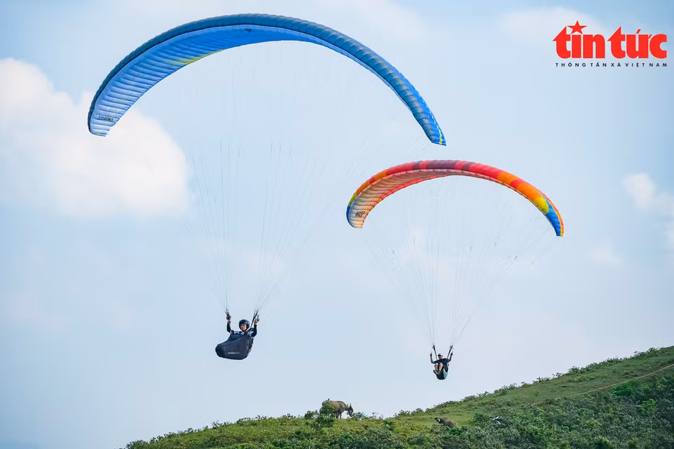 Le vol en parapente est une expérience inoubliable. 