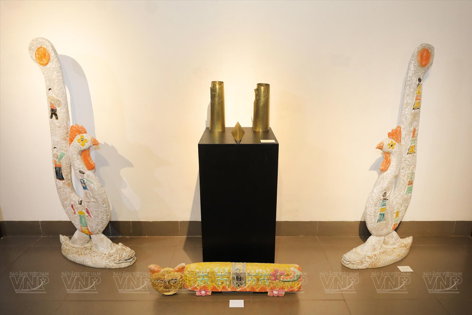 Des oeuvres de l'exposition. 