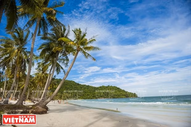 Bai Sao est l'une des plus belles plages de l'île de Phu Quôc (Sud). 