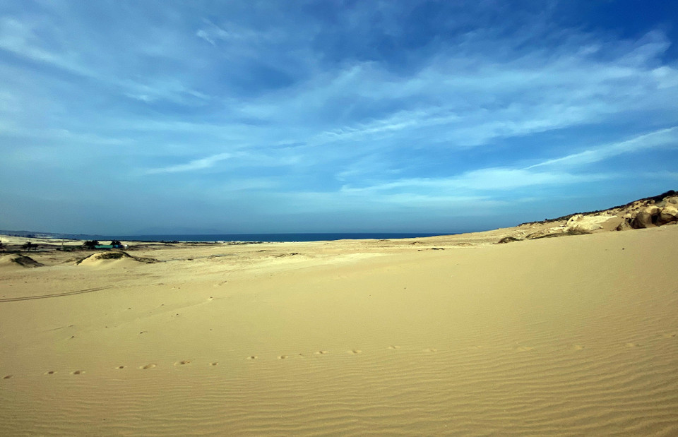 Les dunes de Mui Dinh sont une grande attraction pour les touristes visitant Ninh Thuan. Photo: VNA 