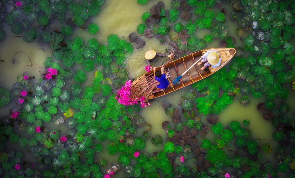 Le delta du Mékong.