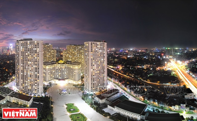 Le Royal City, une "ville miniature européenne" à Hanoi construit dans le style néo-classique.