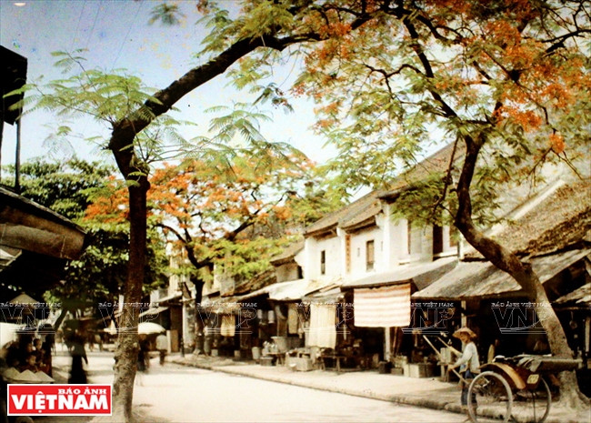 Rue Hàng Thiêc en 1915. 