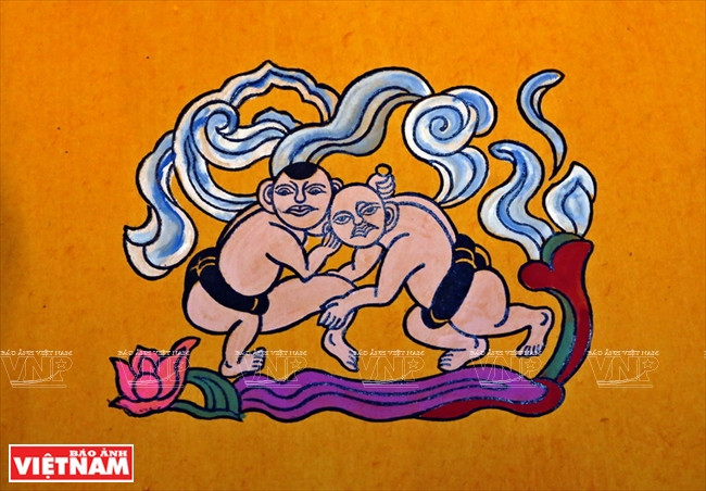 Des estampes de Hoang Kim présentées à l'exposition