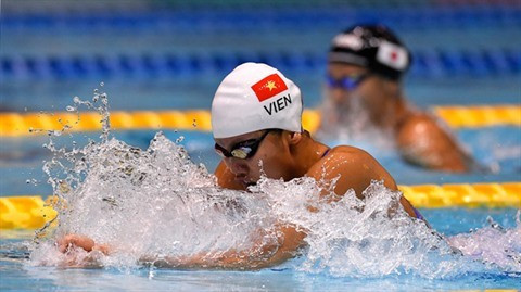10. La nageuse N°1 du Vietnam, Nguyên Thi Anh Viên, a remporté la médaille d’or aux Championnats d’Asie de natation 2016.