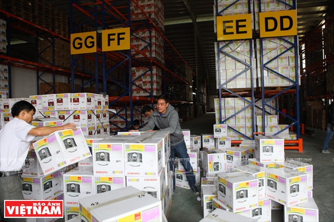 Les cuiseurs à riz Cuckoo importés de ​République de Corée, un produit ​prisé au Vietnam, sont distribués par le groupe.