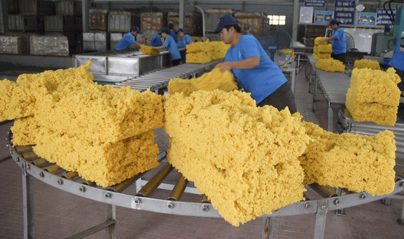 Les exportations de caoutchouc ont atteint 429.000 tonnes pour 532 millions de dollars, avec pour premières destinations la Chine et l’Inde.