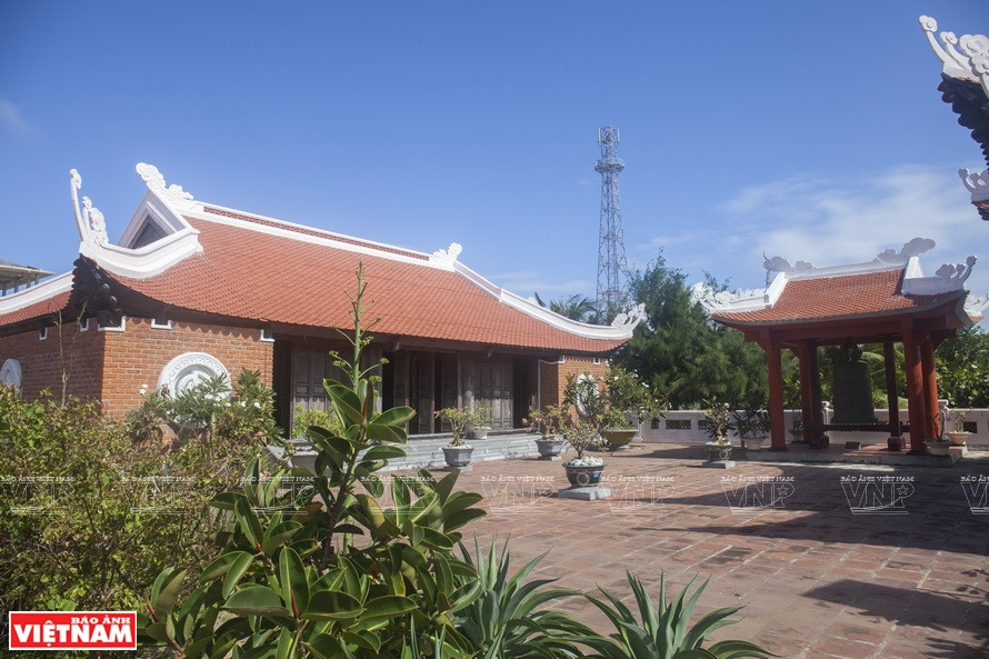 Le campus de la pagode est très spacieux.