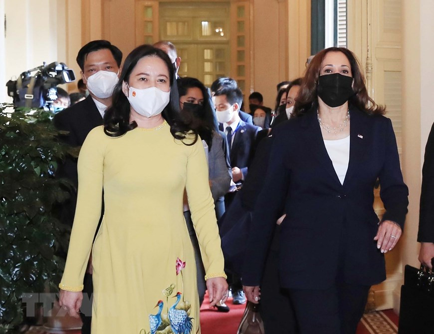 La vice-présidente des États-Unis Kamala Harris effectue une visite au Vietnam du 24 au 26 août, sur invitation de son homologue vietnamienne Vo Thi Anh Xuan.