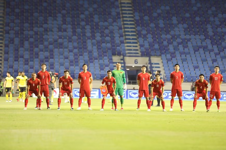 L'équipe nationale de football du Vietnam.