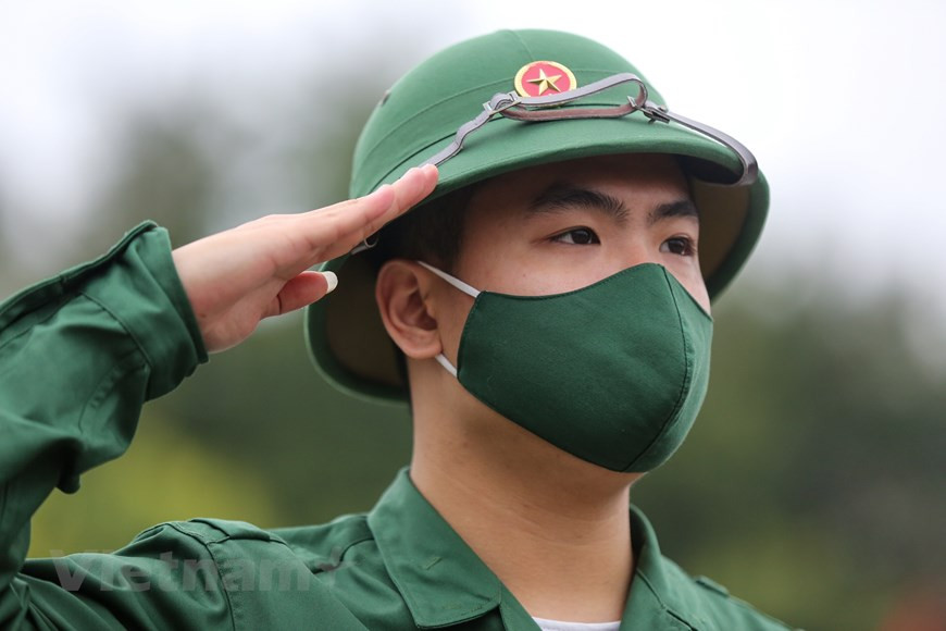 Les jeunes sont tous prêts à effectuer le service militaire. Photo: Vietnam+