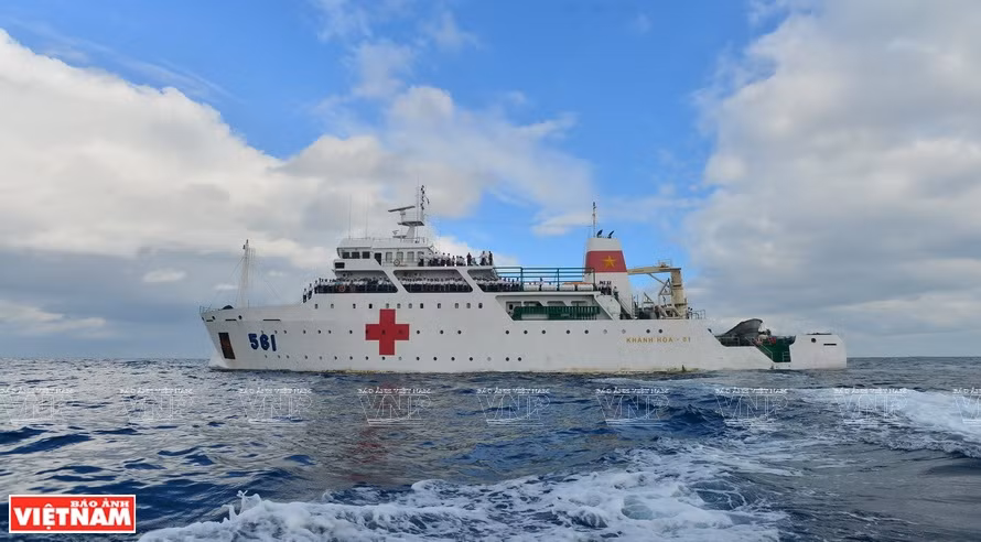 Le Khanh Hoà 01-HQ 561 est considéré comme le plus moderne navire-hôpital d'Asie du Sud-est.