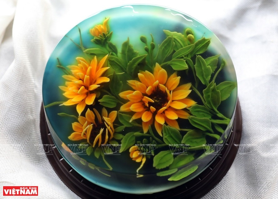 Quelques modèles de gâteaux en gélatine gelée 3D. 