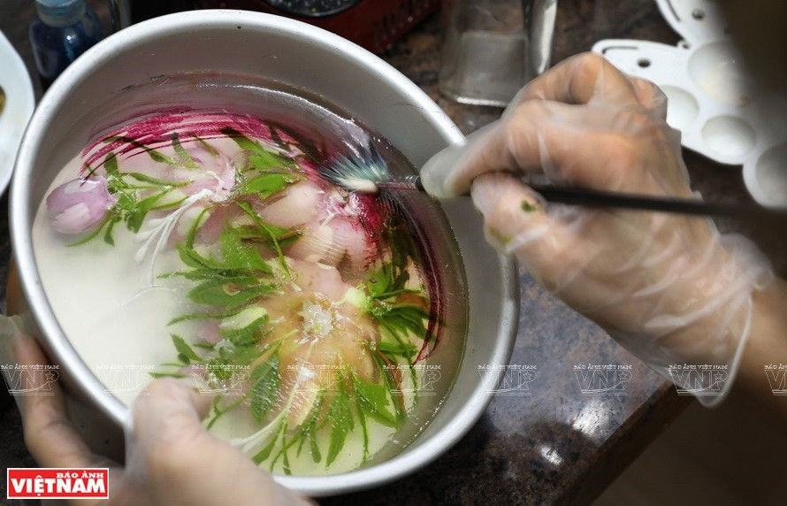 Colorez le chrysanthème.