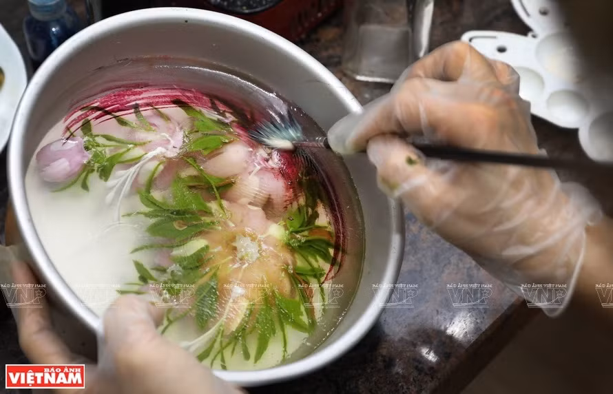 Colorez le chrysanthème.