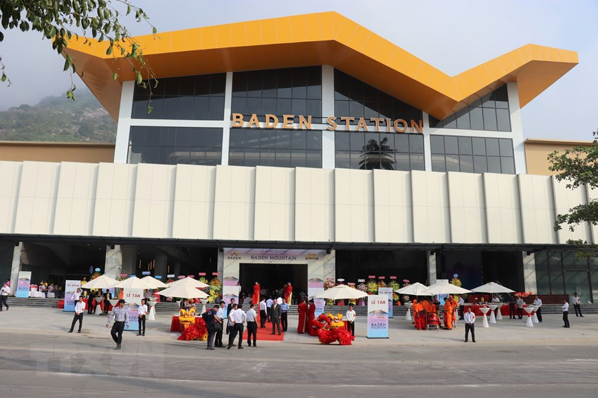 Station de téléphérique de Ba Den. Photo: VNA