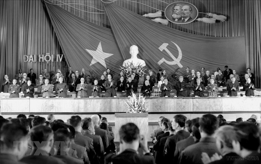 Le 4e Congrès national du Parti communiste du Vietnam a eu lieu du 14 au 20 décembre 1976 à Hanoï. Photo : VNA