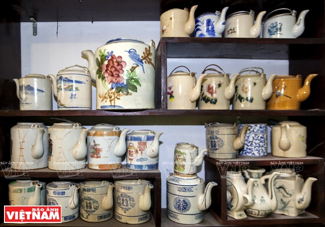 La collection de théières de Hiêu Tin.