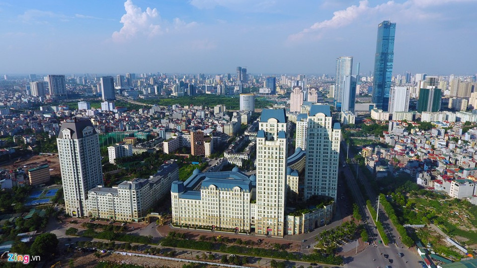 The Manor (Nam Tu Liêm) est un complexe de bâtiments, conçus selon le style européen.