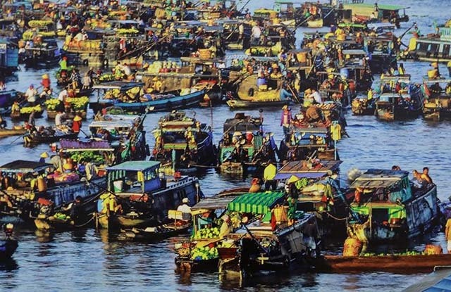 Le marché flottant Cai Rang.