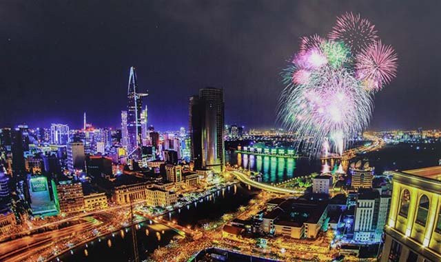 Panorama de Hô Chi Minh-Ville. 