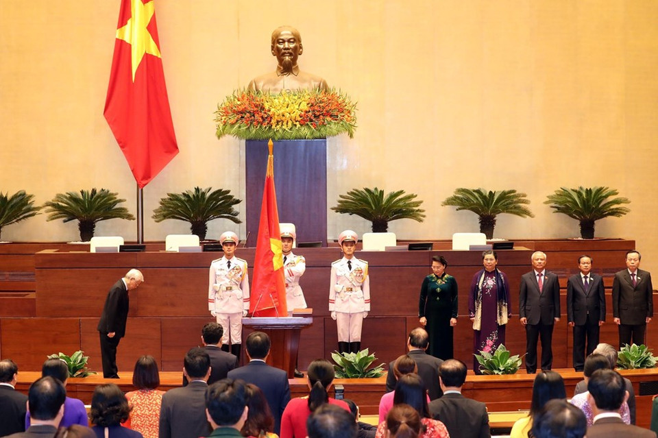Le nouveau président Nguyen Phu Trong a été élu le 23 octobre président de la République. 