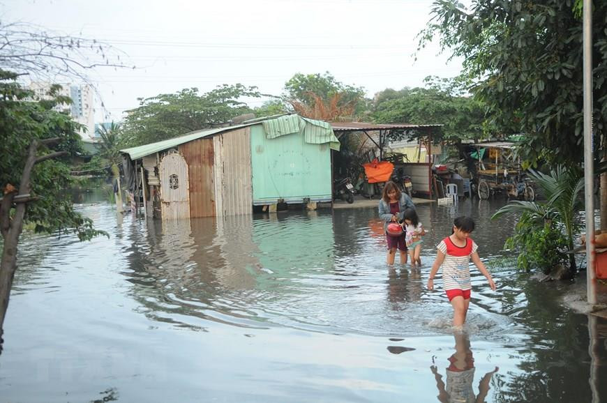  Les maisons ont été inondées dans l'après-midi du 29 septembre.