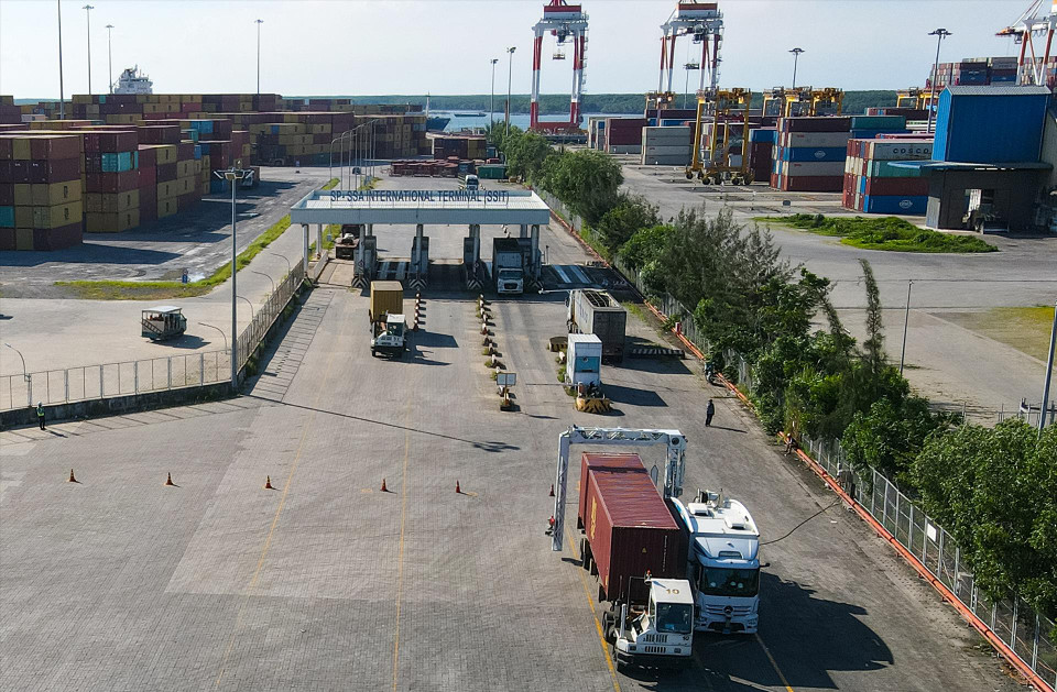 Le Département d'inspection des douanes de la zone portuaire de Cai Mep-Thi Vai effectue le contrôle et l'inspection des marchandises importées et exportées.