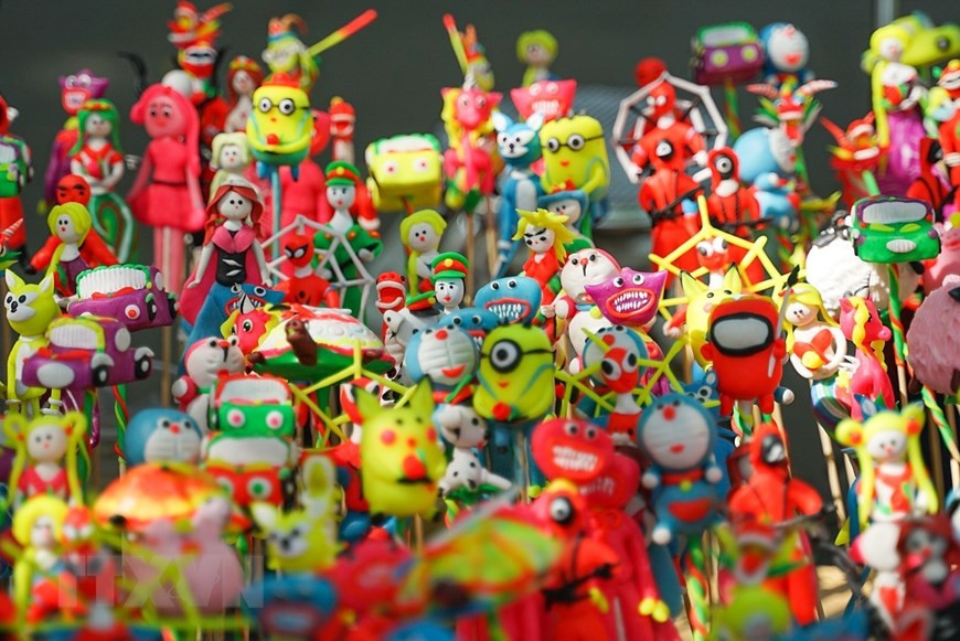 Les stands proposent de nombreux modèles de toutes formes et couleurs inspirés des personnages que les enfants adorent. 